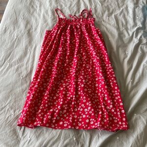 Madewell Red Beach Cover Up Dress